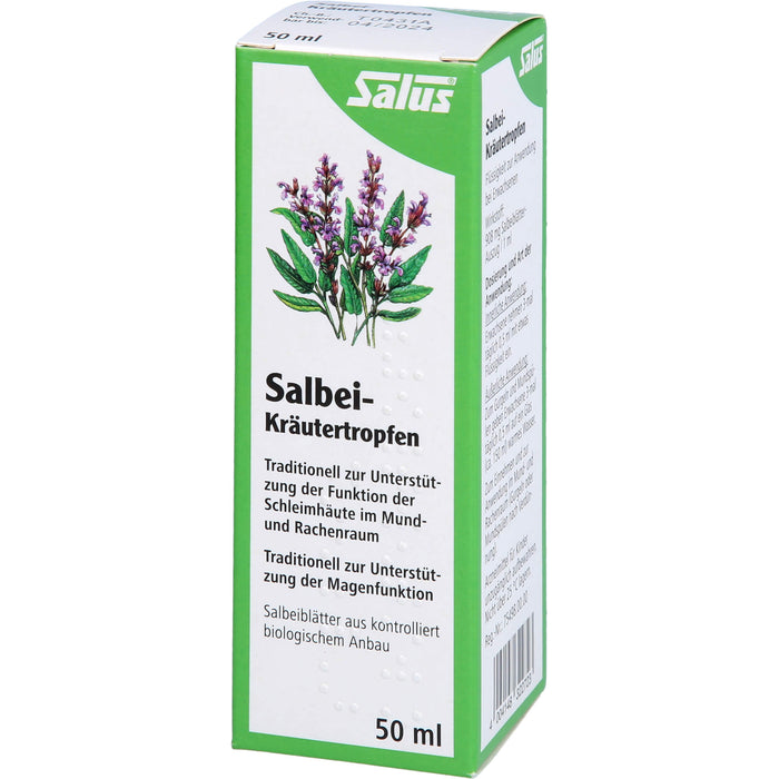 Salbei-Kräutertropfen Salus, 50 ml FLU