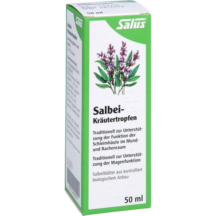 Salbei-Kräutertropfen Salus, 50 ml FLU