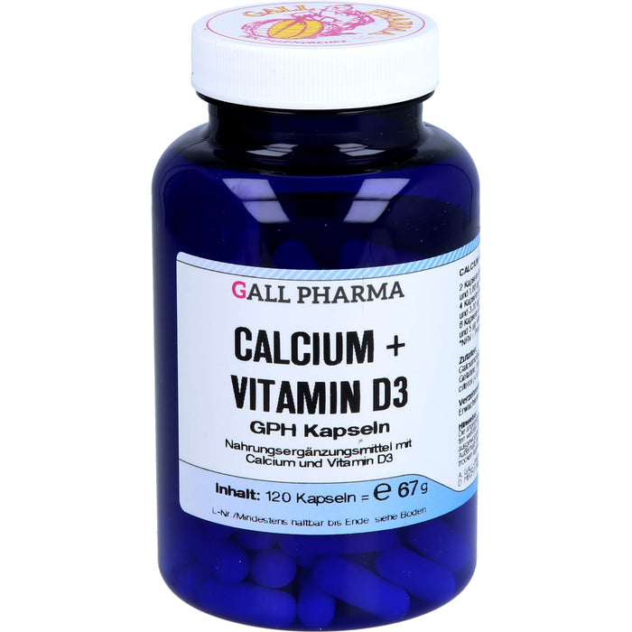 GALL PHARMA Calcium + Vitaminn D3 GPH Kapseln, 120 St. Kapseln