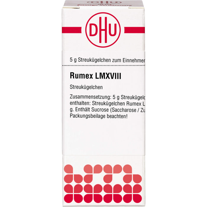 DHU Rumex LM XVIII Streukügelchen, 5 g Globuli