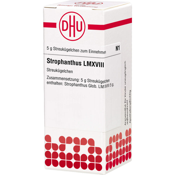 DHU Strophanthus LM XVIII Streukügelchen, 5 g Globuli