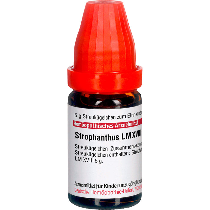 DHU Strophanthus LM XVIII Streukügelchen, 5 g Globuli