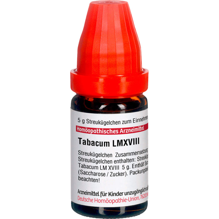 DHU Tabacum LM XVIII Streukügelchen, 5 g Globuli