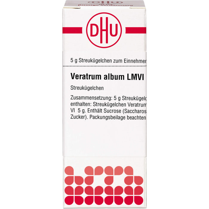 DHU Veratrum album LM VI Streukügelchen, 5 g Globuli