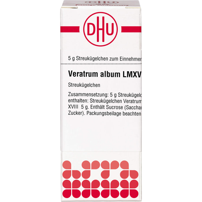 DHU Veratrum album LM XVIII Streukügelchen, 5 g Globuli