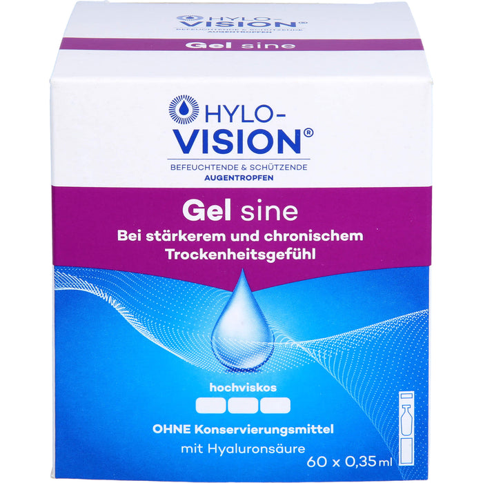 Hylo-Vision Gel sine Augentropfen, 60 St. Ampullen