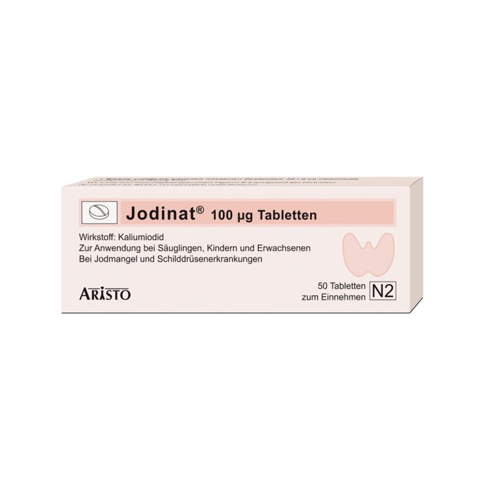 Jodinat 100 µg Tabletten, 50 St TAB