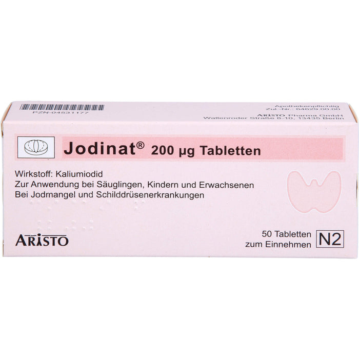 Jodinat 200 µg Tabletten, 50 St TAB