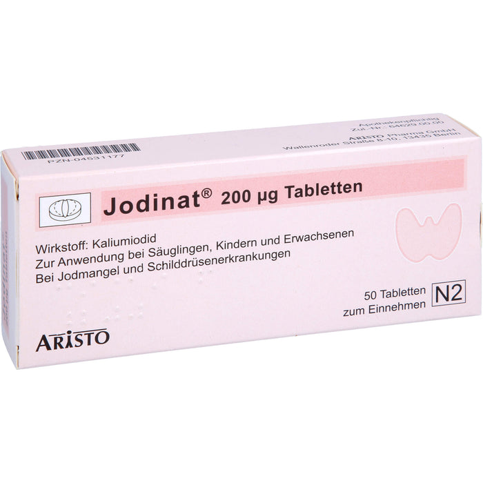 Jodinat 200 µg Tabletten, 50 St TAB