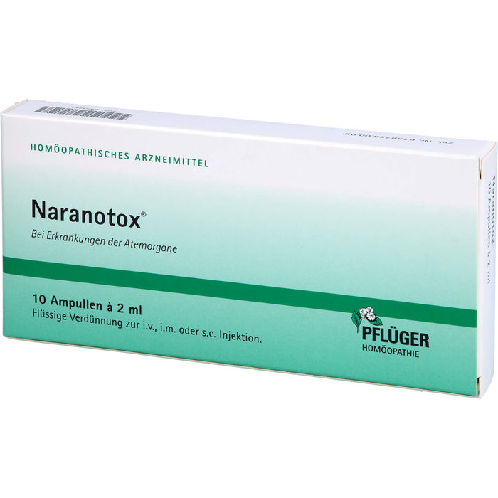 Naranotox Ampullen bei Erkrankungen der Atemorgane, 10 St. Ampullen