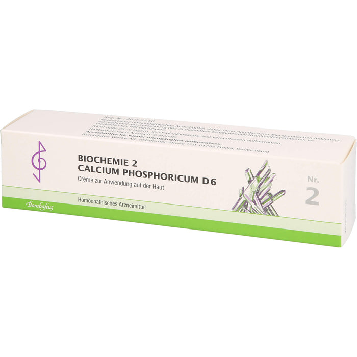 Biochemie 2 Calcium phosphoricum Bombastus D6 Creme, 100 ml CRE