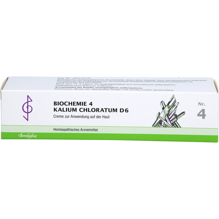 Biochemie 4 Kalium chloratum Bombastus D6 Creme, 100 ml CRE