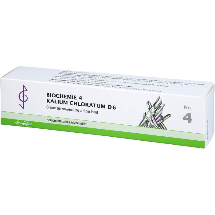 Biochemie 4 Kalium chloratum Bombastus D6 Creme, 100 ml CRE
