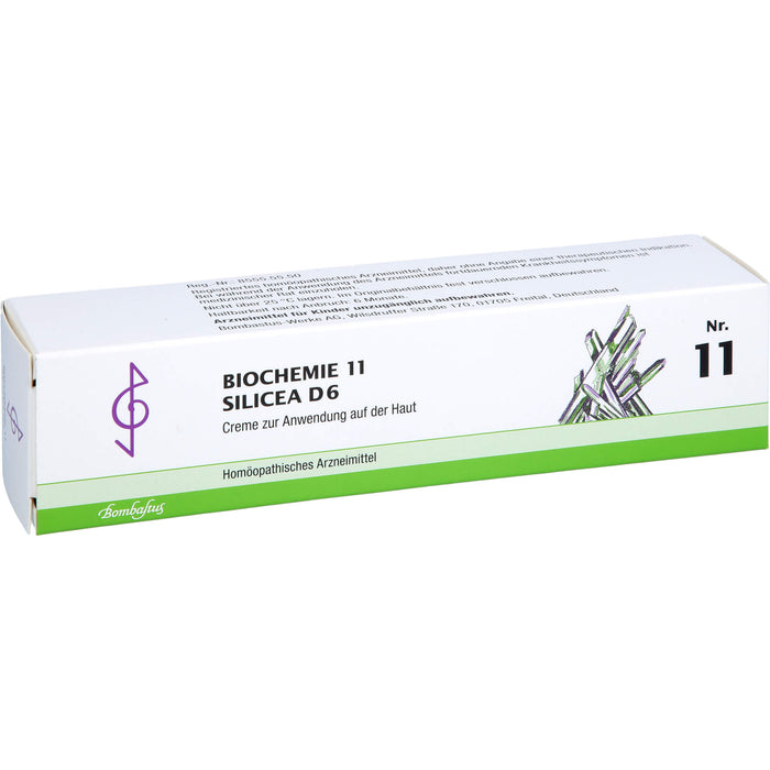 Biochemie 11 Silicea Bombastus D6 Creme, 100 ml CRE