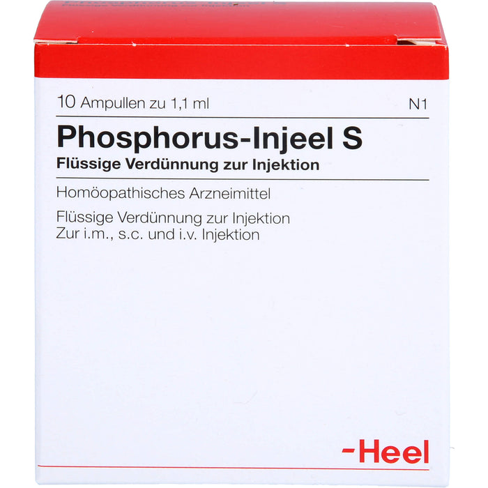 Phosphorus-Injeel S Ampullen, 10 St. Ampullen