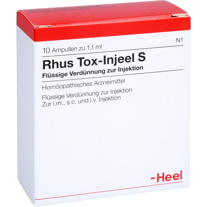 Rhus Tox-Injeel S flüssige Verdünnung, 10 St. Ampullen