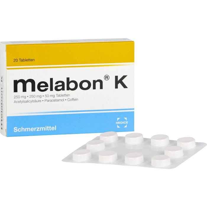 Melabon K Tabletten Schmerzmittel, 20 St. Tabletten