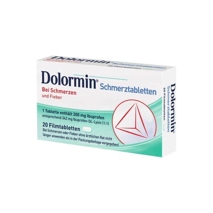 Dolormin Schmerztabletten, 200 mg Filmtabletten, 20 St FTA
