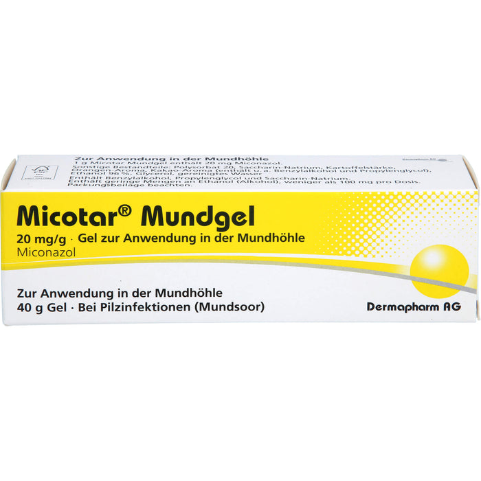 Micotar Mundgel zur Anwendung in der Mundhöhle Antimykotikum, 40 g Gel