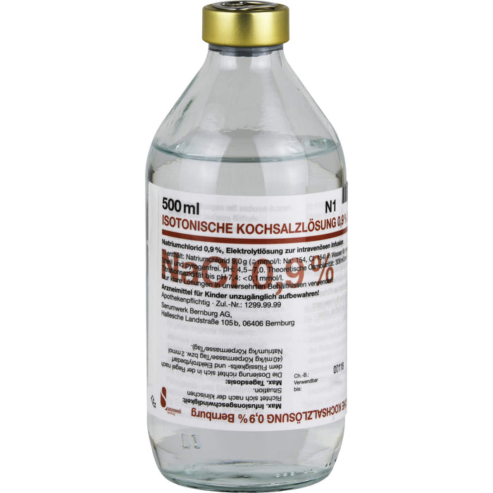 Isotonische Kochsalzlösung 0,9% BERNBURG, 500 ml Lösung