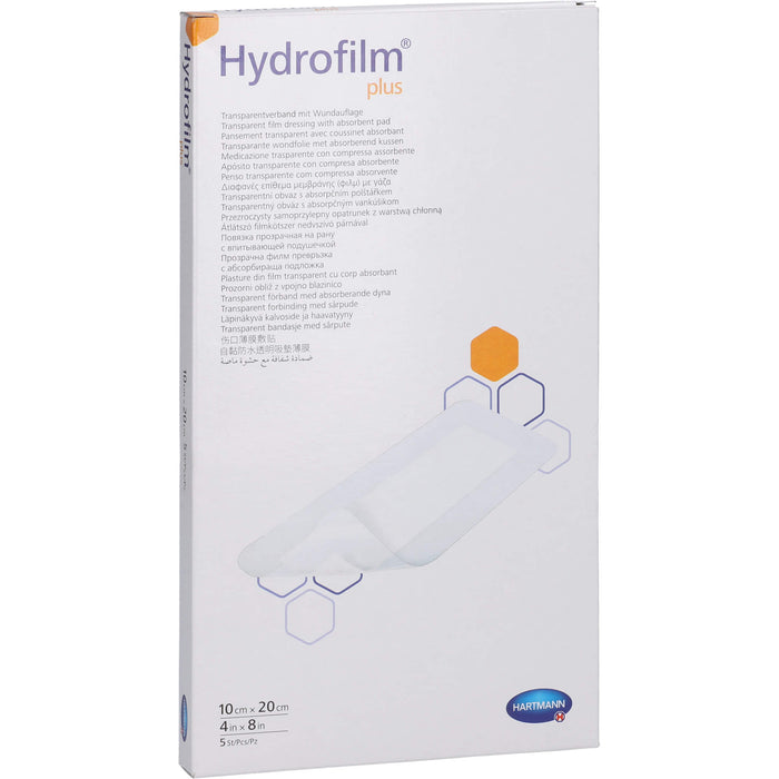 Hydrofilm Plus Transparentverband 10x20cm, 5 St VER