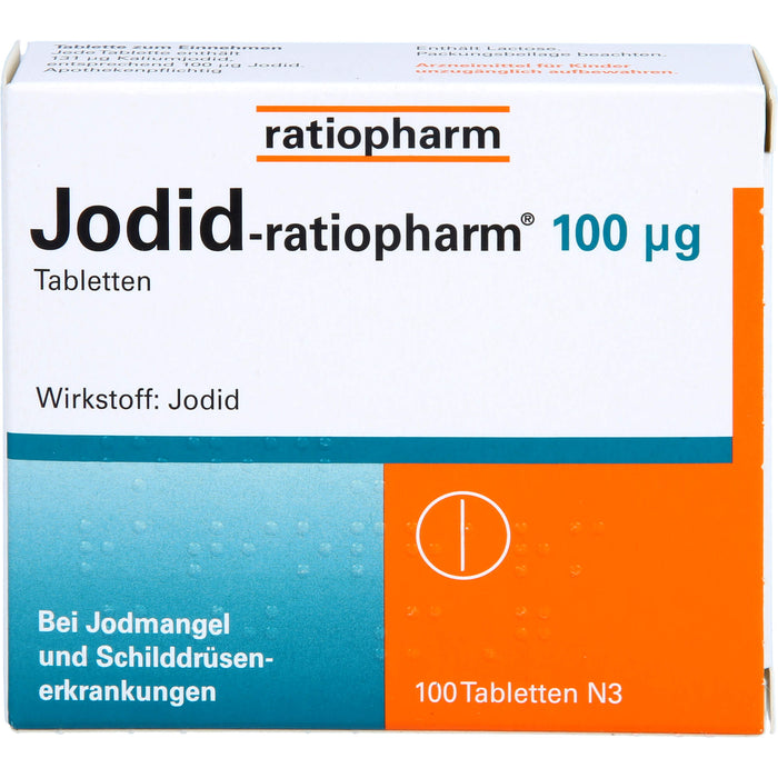 Jodid-ratiopharm 100 µg Tabletten, 100 St. Tabletten