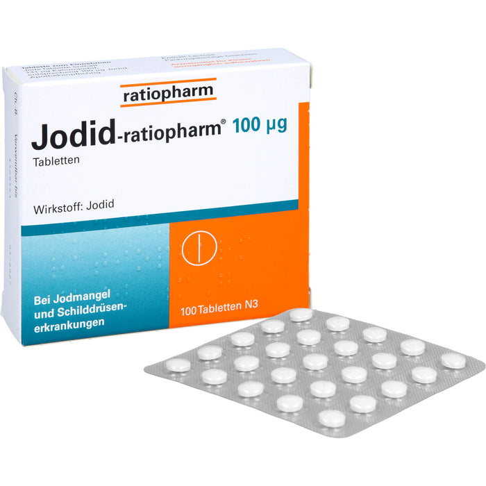 Jodid-ratiopharm 100 µg Tabletten, 100 St. Tabletten