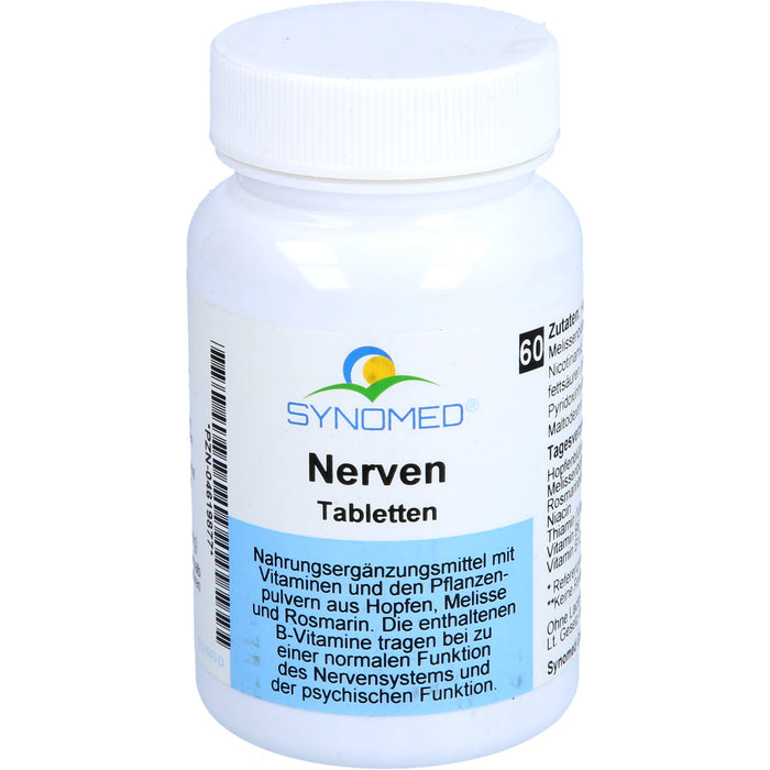 SYNOMED Nerven Tabletten, 60 St. Tabletten