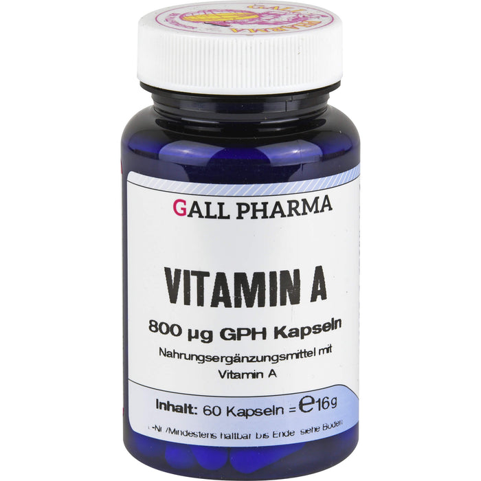 GALL PHARMA Vitamin A 800 µg GPH Kapseln, 60 St. Kapseln