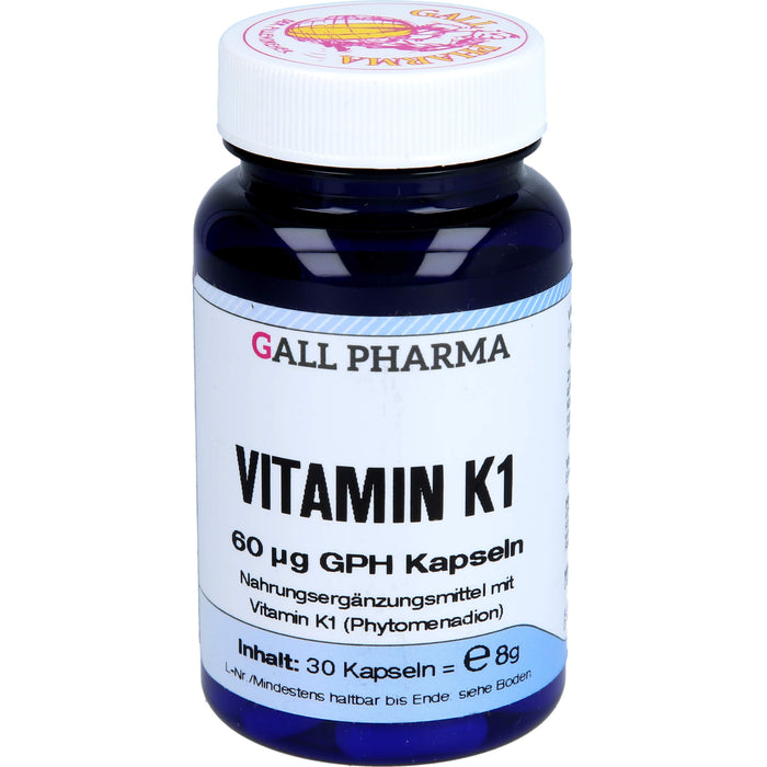 GALL PHARMA Vitamin K1 60 µg GPH Kapseln, 30 St. Kapseln