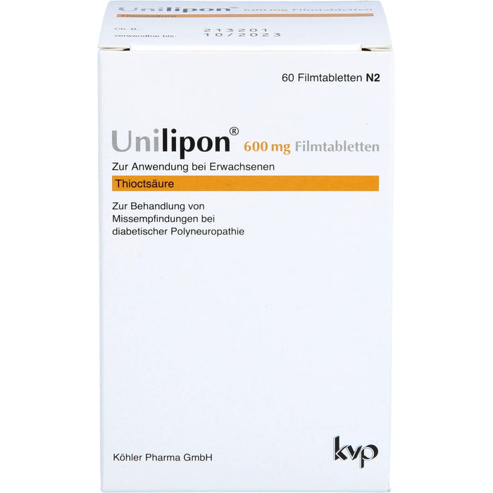 Unilipon 600 mg Filmtabletten, 60 St FTA