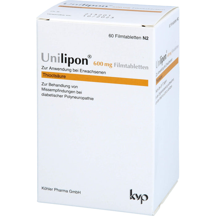 Unilipon 600 mg Filmtabletten, 60 St FTA