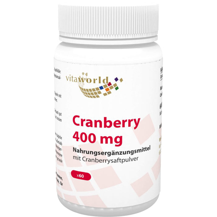 vitaworld Cranberry 400 mg Kapseln, 60 St. Kapseln