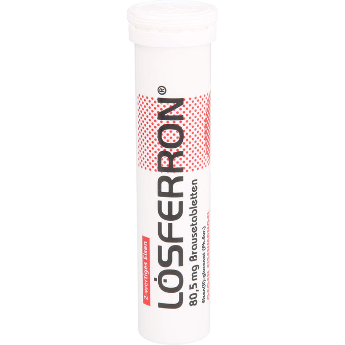 LÖSFERRON Brausetabletten gegen Eisenmangel, 100 St. Tabletten