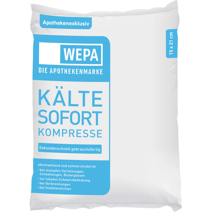 WEPA Kälte-Sofort-Kompresse 15 x 21 cm, 1 St. Kompressen