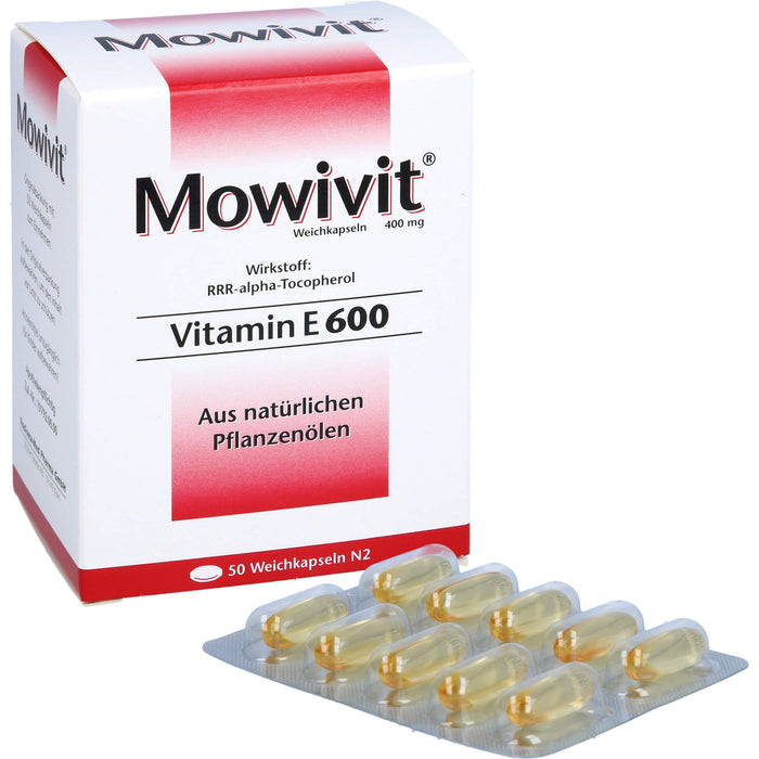Mowivit Vitamin E 600, 50 St KAP