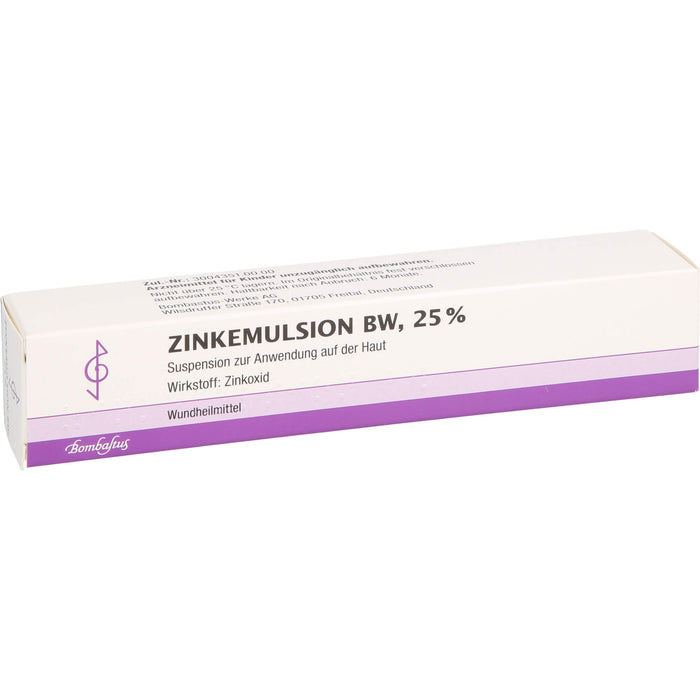 Zinkemulsion BW, 25 % Suspension zur Anwendung auf der Haut, 50 ml Lösung