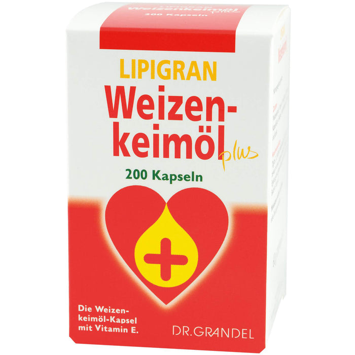 LIPIGRAN 1000 Weizenkeimöl plus, 200 St. Kapseln