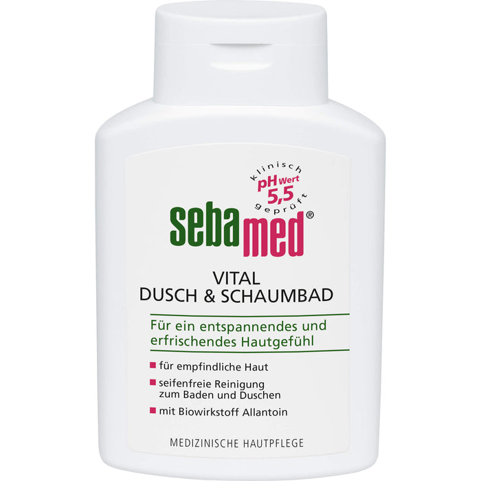 sebamed Vital Dusch + Schaumbad, 200 ml Lösung