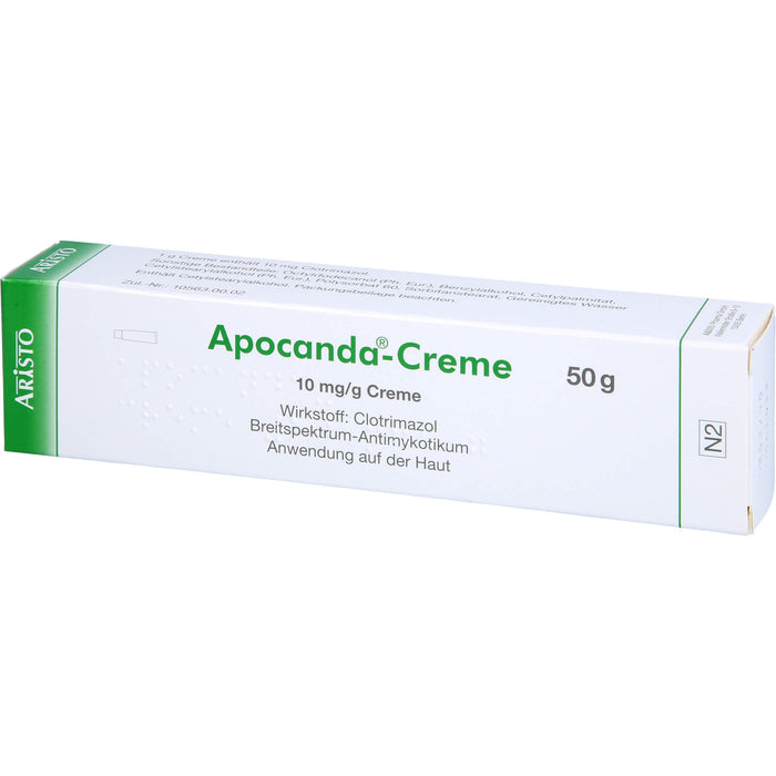 Apocanda-Creme Breitspektrum-Antimykotikum, 50 g Creme