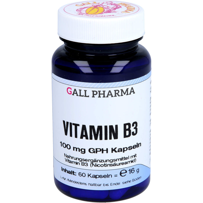 GALL PHARMA Vitamin B3 100 mg GPH Kapseln, 60 St. Kapseln
