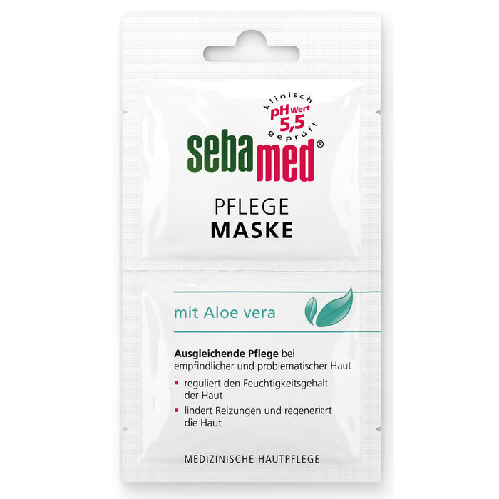 sebamed Empfindliche Haut Pflege Maske, 2X5 ml XGM