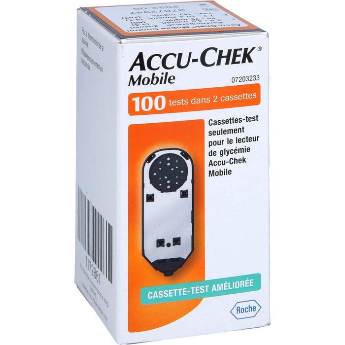 Accu Chek Mobile Testkass, 100 St TES