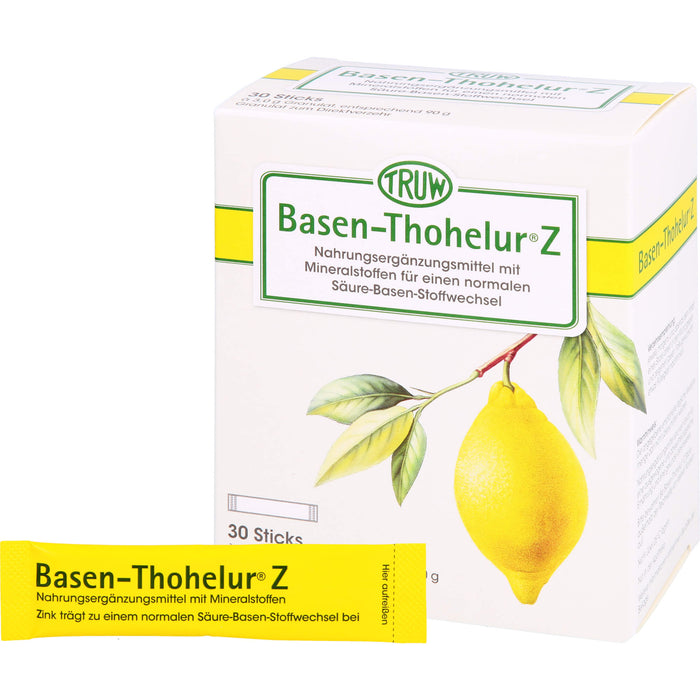 Basen-Thohelur Z Sticks für einen normalen Säure-Basen-Stoffwechsel, 30 St. Beutel