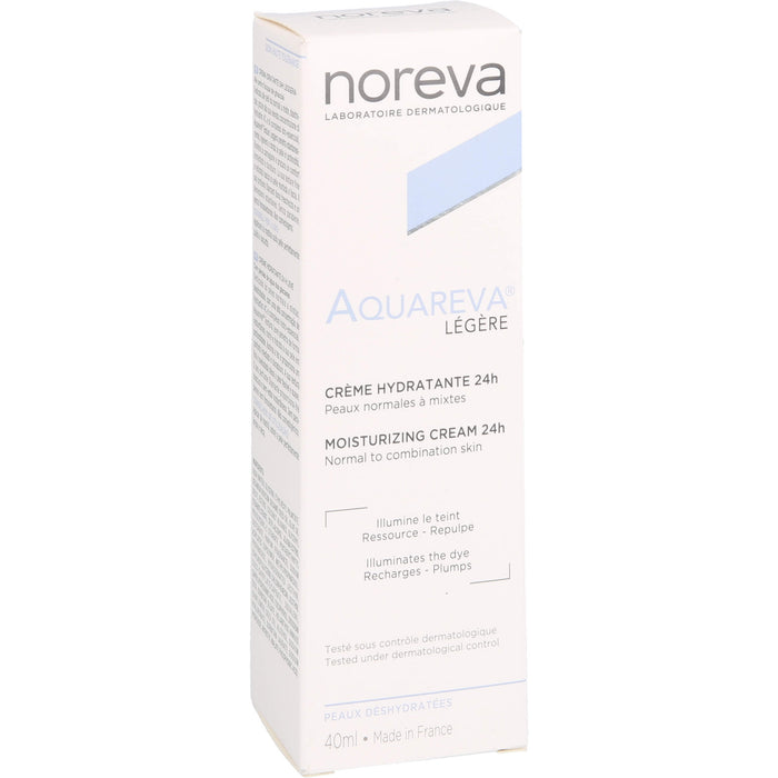 noreva Aquareva Feuchtigkeitscreme 24h, 40 ml Creme