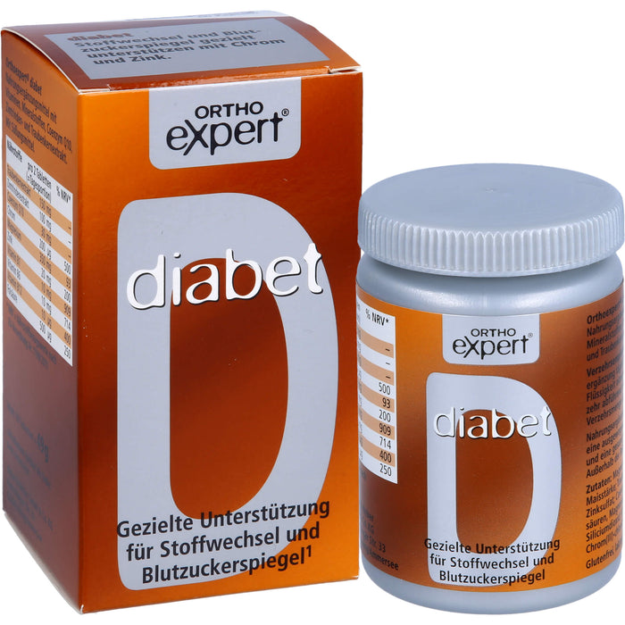 Orthoexpert diabet Tabletten unterstützt gezielt den Stoffwechsel, 60 St. Tabletten