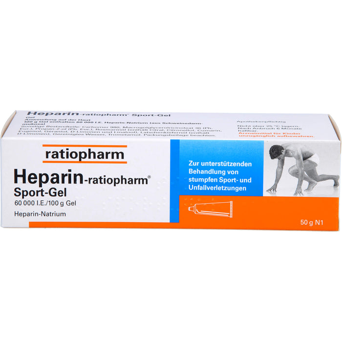 Heparin-ratiopharm Sport-Gel, 60000 I.E./100 g Gel, 50 g GEL