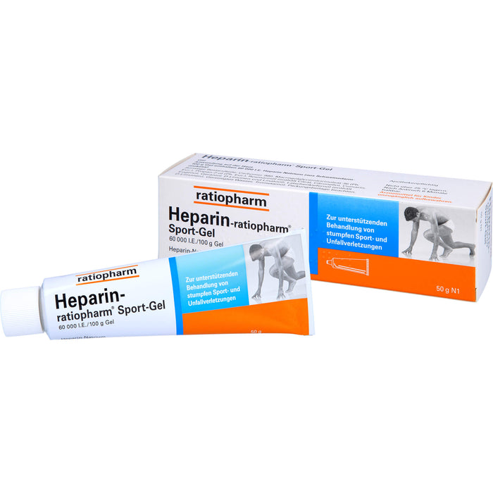 Heparin-ratiopharm Sport-Gel, 60000 I.E./100 g Gel, 50 g GEL