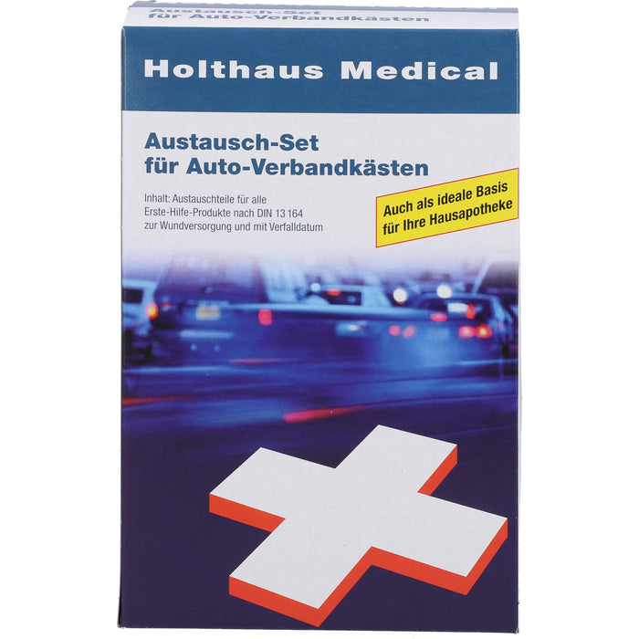 Holthaus Medical Austausch-Set für Auto-Verbandkästen für DIN 13164 Kfz, 1 St. Box