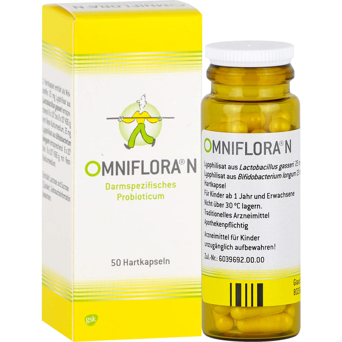 Omniflora N Kapseln Probiotikum, 50 St. Kapseln